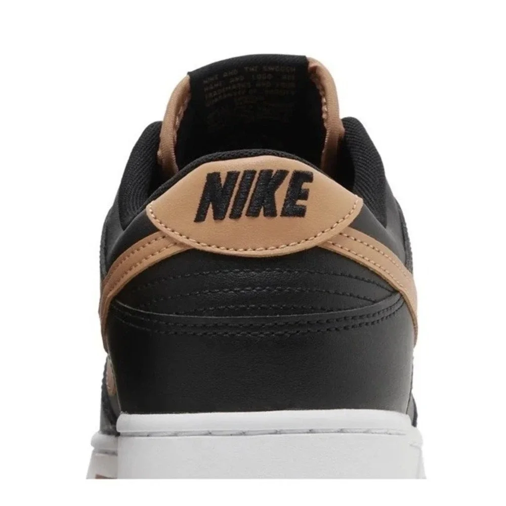 Men's Size 6.5 - Nike Dunk Low Retro Shoes Black-Amber Brown DV0831-004  NEW